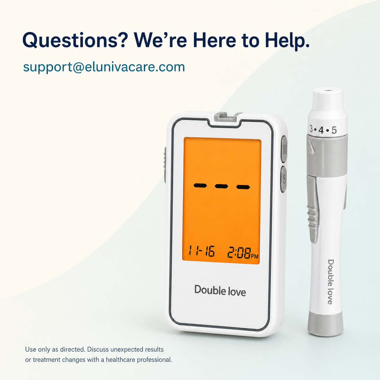 Eluniva Care blood glucose monitor support information