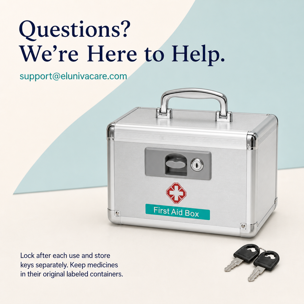 Eluniva Care support and responsible medicine storage guidance